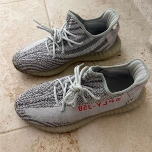 Yeezy Sneakers in Gray and White
